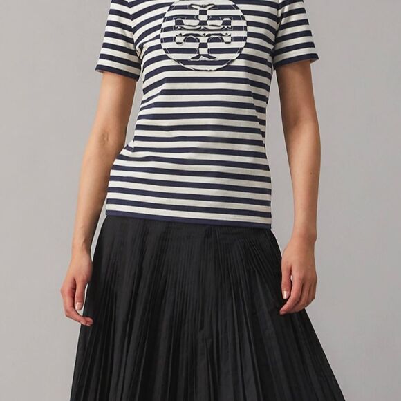 🎈SALE 🎈 Tory Burch Cotton t-shirt with Logo - Picture 12 of 12